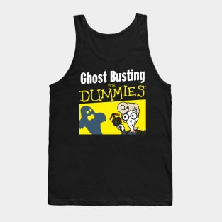 Funny Ghost Retro 80's Movie Paranormal Book Parody Tank Top